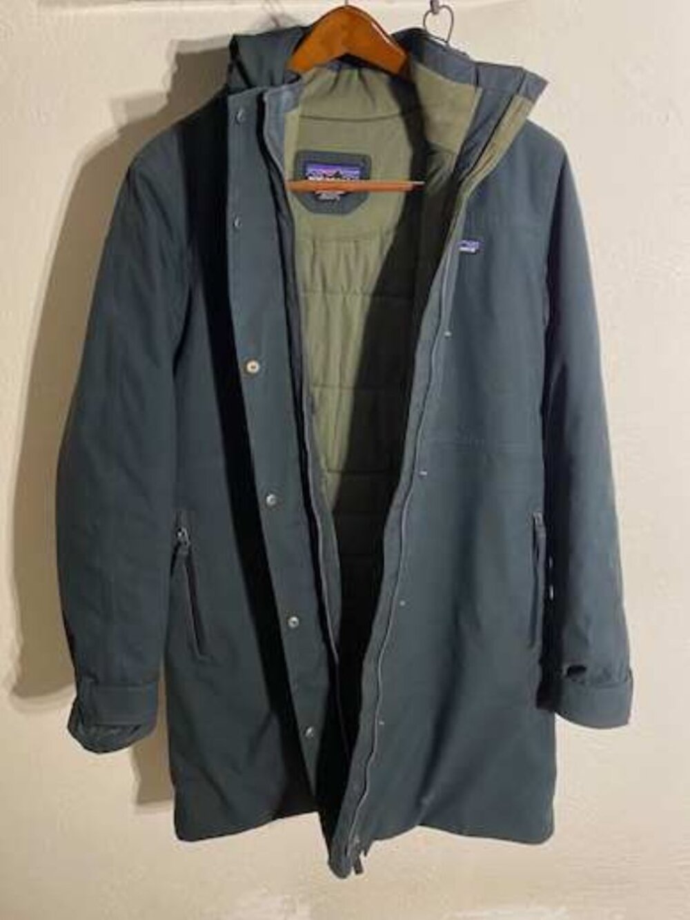 Patagonia Women's Stormdrift Parka - Large - Dark Green - Waterproof Insulated